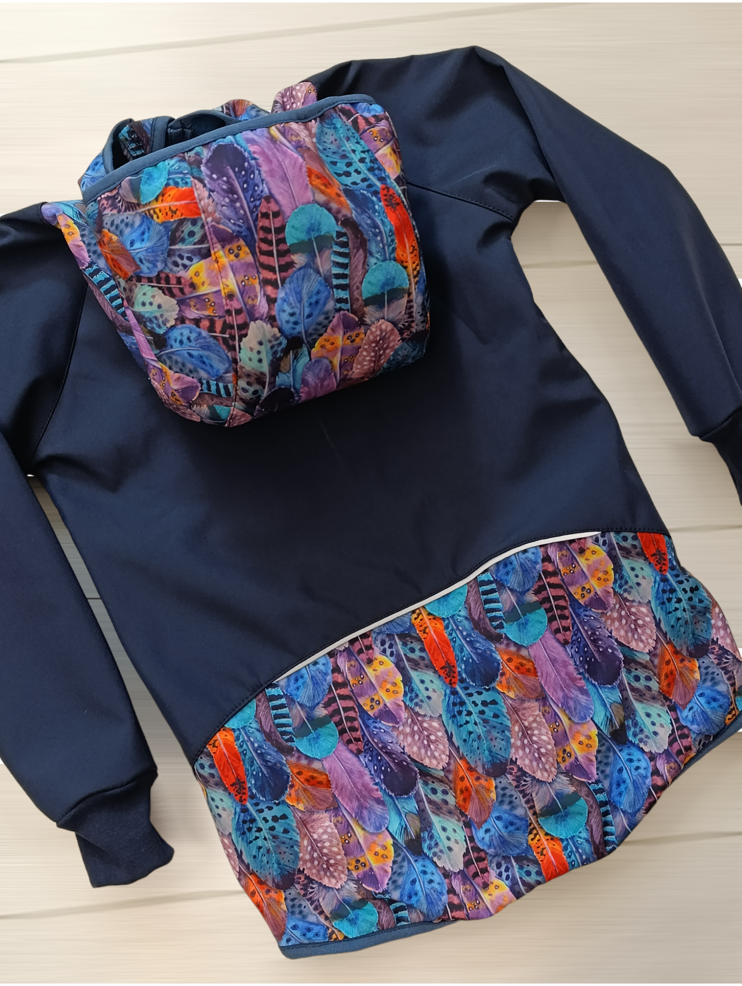 bunda softshell s fleesem vel.122