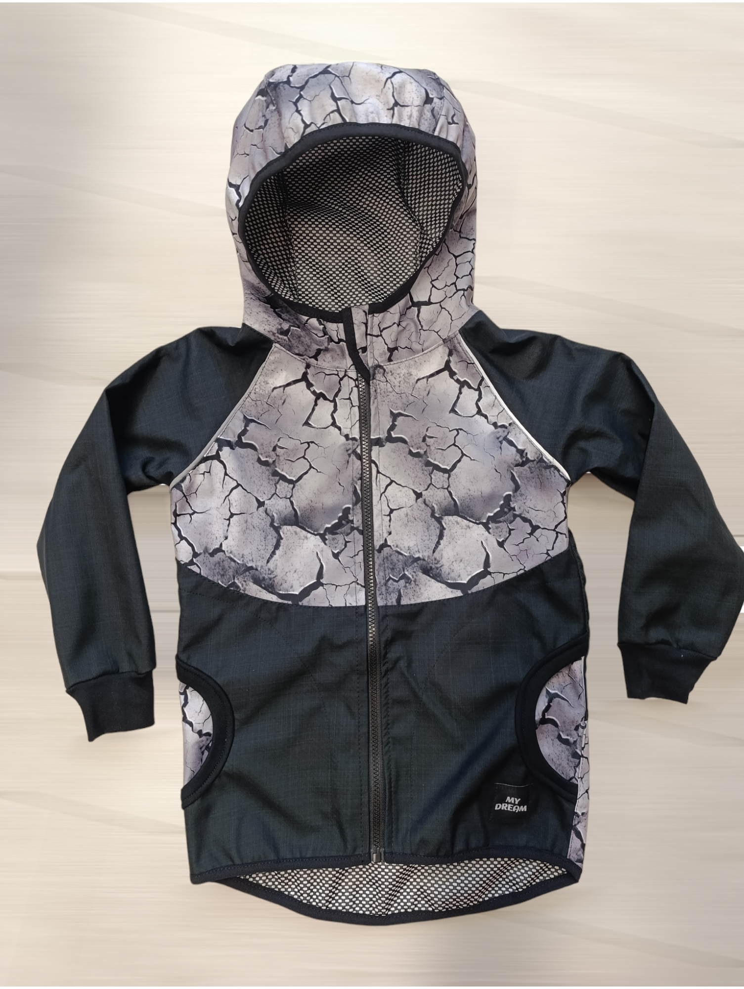 Bunda a kalhoty celoroční softshell vel.122/128