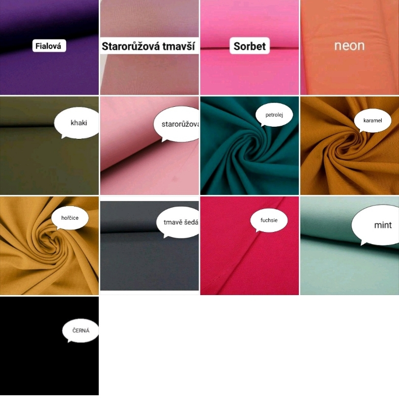 Nákrčník jarní jednobarevný 