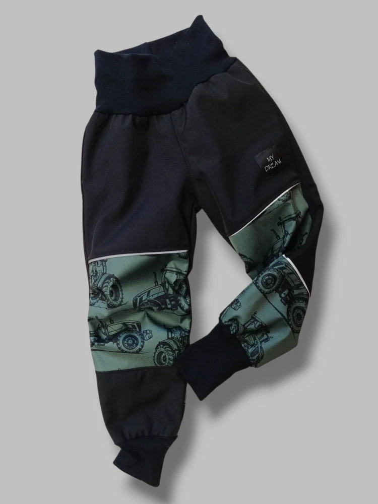Kalhoty softshell S beránkem
