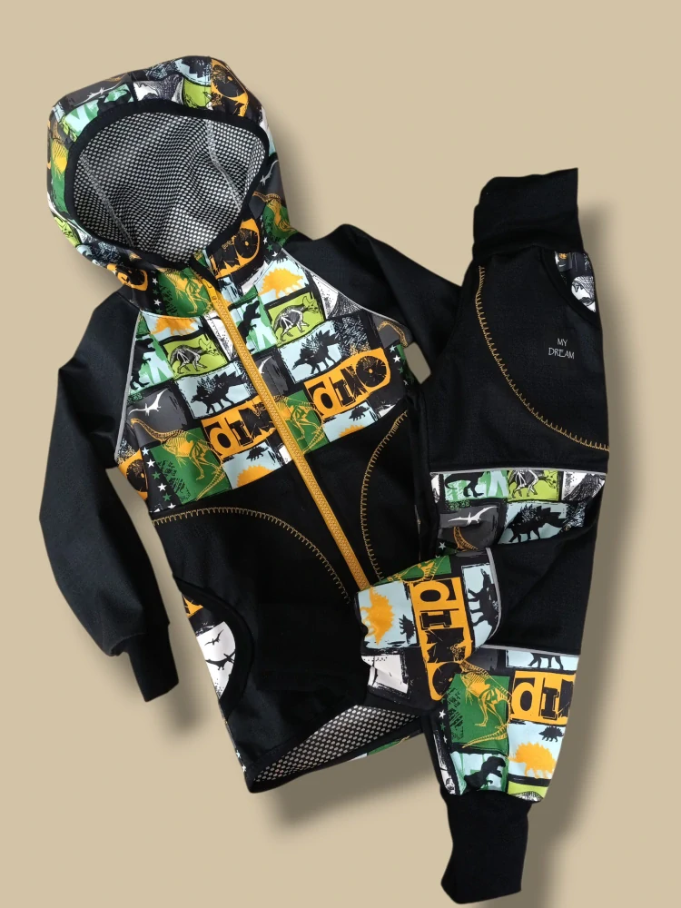 Bunda a kalhoty celoroční softshell