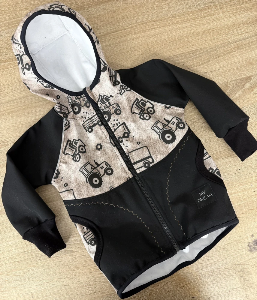 Bunda softshell s fleesem TRAKTŮRKY (více možných barev)