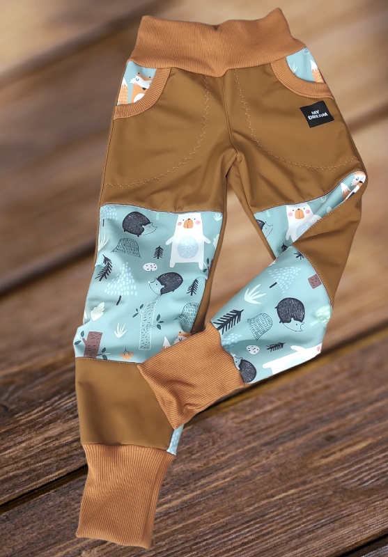 Kalhoty softshell s fleesem(možné jiné barvy)