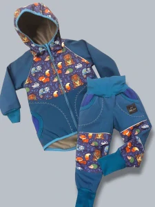 Bunda a kalhoty s fleesem vel.86