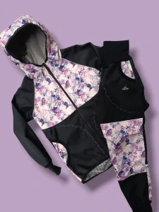 Bunda a kalhoty celoroční softshell vel.134