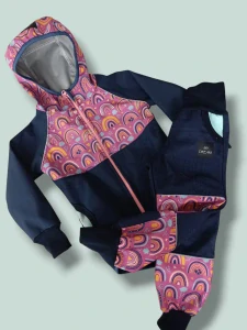 Bunda s fleesem a kalhoty celoroční vel.104