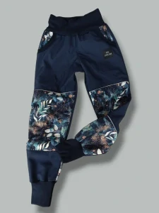 kalhoty s fleesem  vel. 134