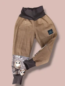 Kalhoty softshell S beránkem  vel.104