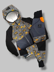 bunda a kalhoty  s fleesem vel.116