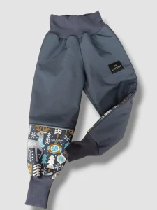 kalhoty s fleesem  vel. 98