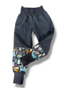 Kalhoty softshell S beránkem  vel.110