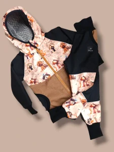 Bunda a kalhoty jarní softshell vel.110 kamarádi