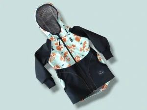 Bunda jarní/celoroční LIŠKY (možnost výběru barvy)