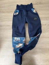 Kalhoty softshell S beránkem vel.104
