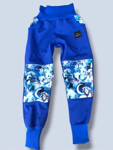 Kalhoty softshell s fleesem JEDNOROŽCI - (více barev na výběr )