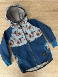 Bunda softshell s fleesem JEZEVČÍK (více možných barev)