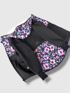 Bunda softshell s fleesem FIALOVÝ KVĚT (více možných barev)