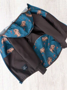 Bunda softshell s fleesem DIVOČÁK (více možných barev)