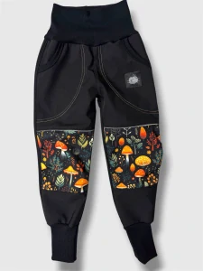 Kalhoty softshell s fleesem HOUBIČKY (více barev na výběr )