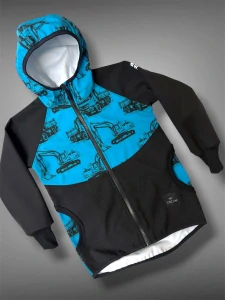 Bunda softshell s fleesem NÁKLADNÍ AUTA (více možných barev)