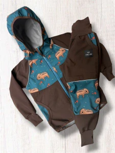 Bunda a kalhoty s fleesem DIVOČÁK (více možných barev na výběr)