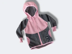 šedorůžová bunda