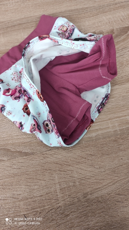 Sukně sovičky s všitými kraťasy 