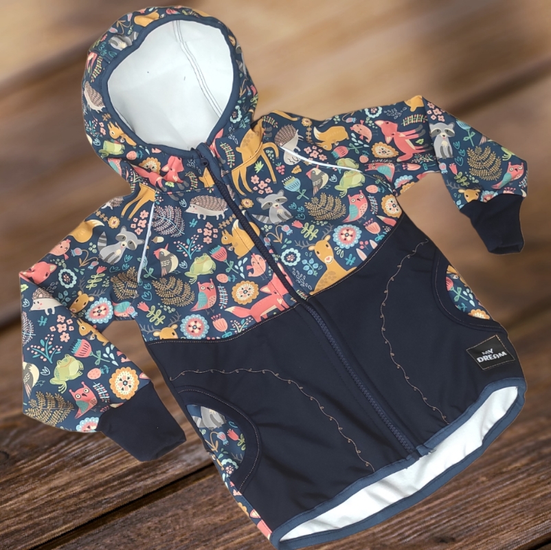 bunda a kalhoty  s fleesem ( více barev na výběr)