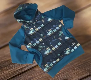  mikina vláčky (více možných barev)