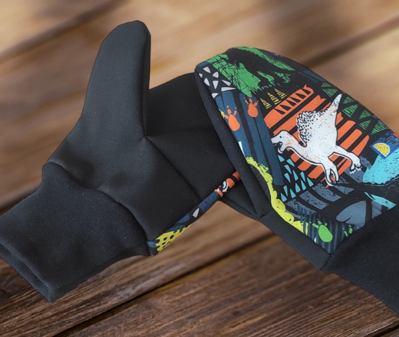 Softshell palčáky s beránkem na přání(mnoho vzorů a barev na výběr )