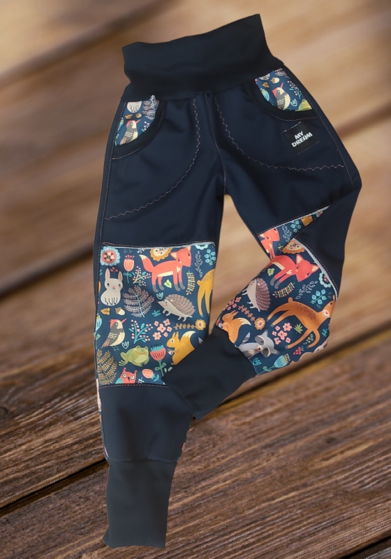 Zvířátka +  tmavě modrá (možné jiné barvy)