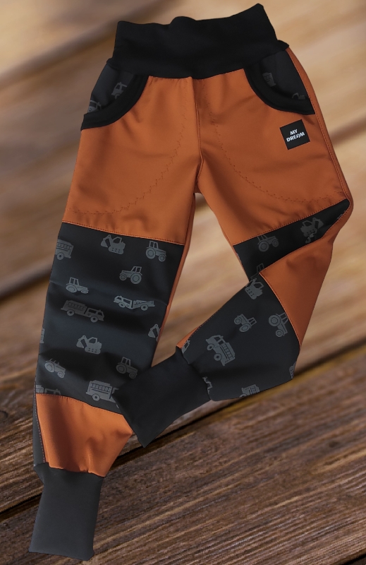 Softshell kalhoty s fleesem (možné jiné barvy)