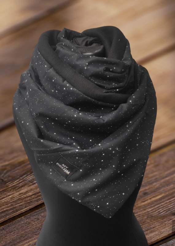 Hvězdné nebe / černý fleese