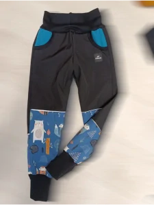 kalhoty s fleesem vel.128