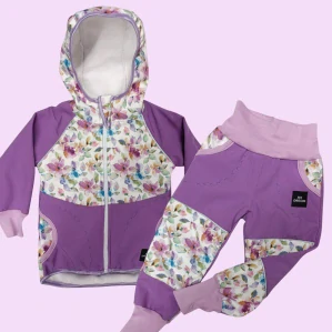 Bunda a kalhoty s fleesem vel.92 poslední kus 