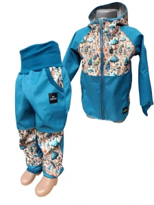 Bunda a kalhoty jarní softshell vel.116