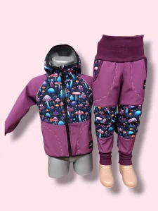 Bunda a kalhoty s fleesem vel.86