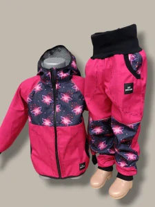Bunda a kalhoty jarní softshell vel.116