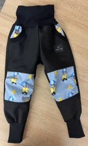 Kalhoty softshell s fleesem Medvěd v dešti (více barev na výběr )