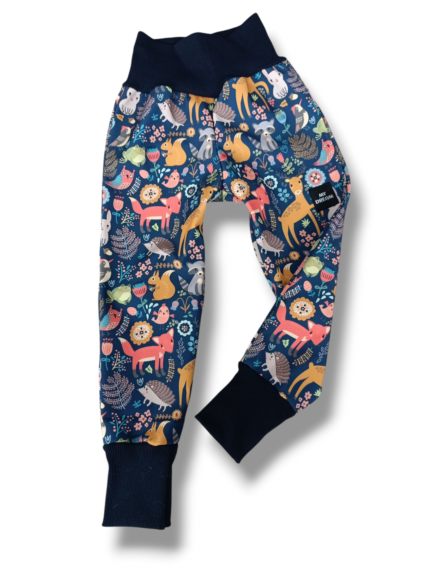 Kalhoty s fleesem zvířátka vel.104