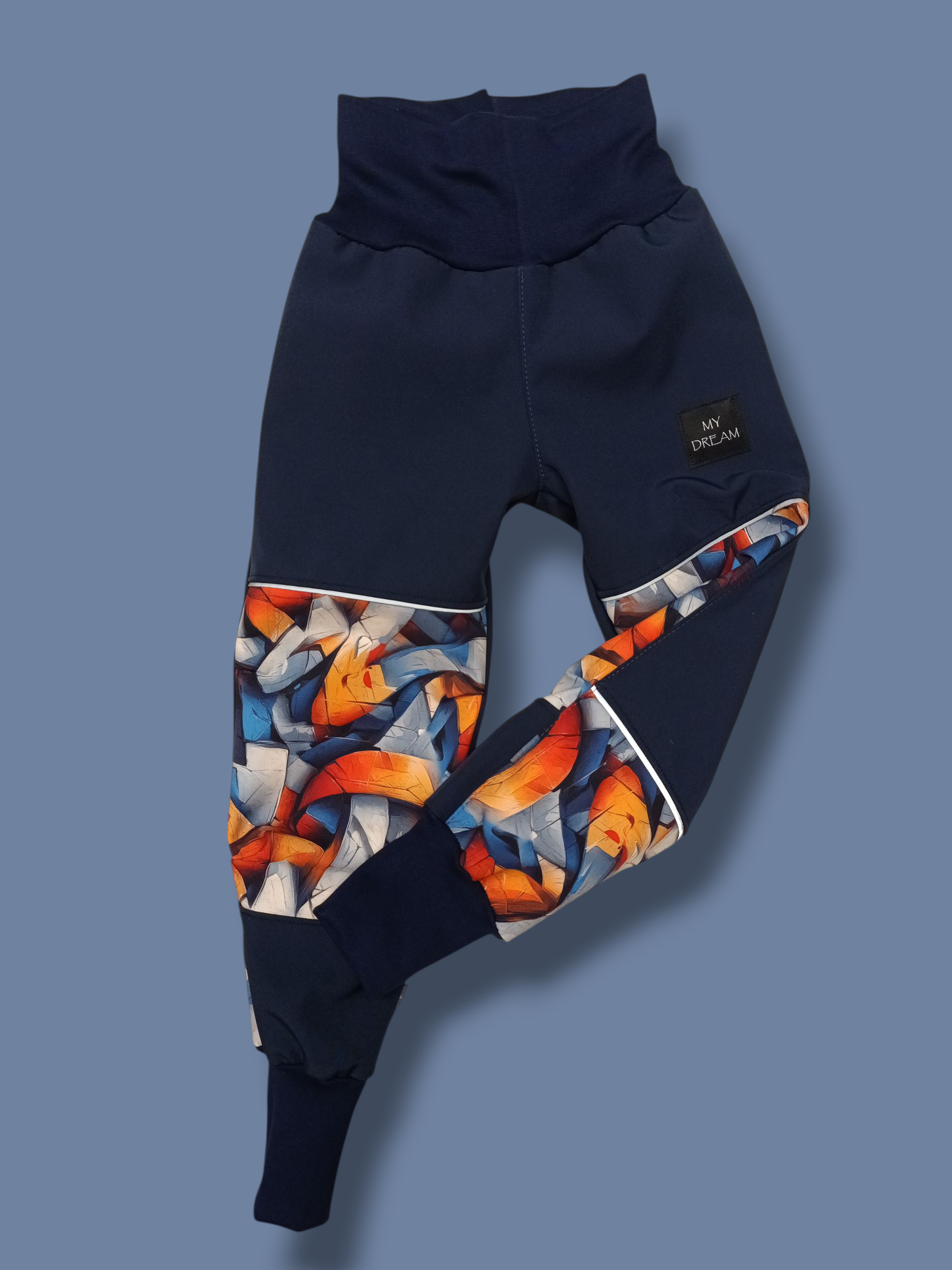 kalhoty s fleesem vel.110