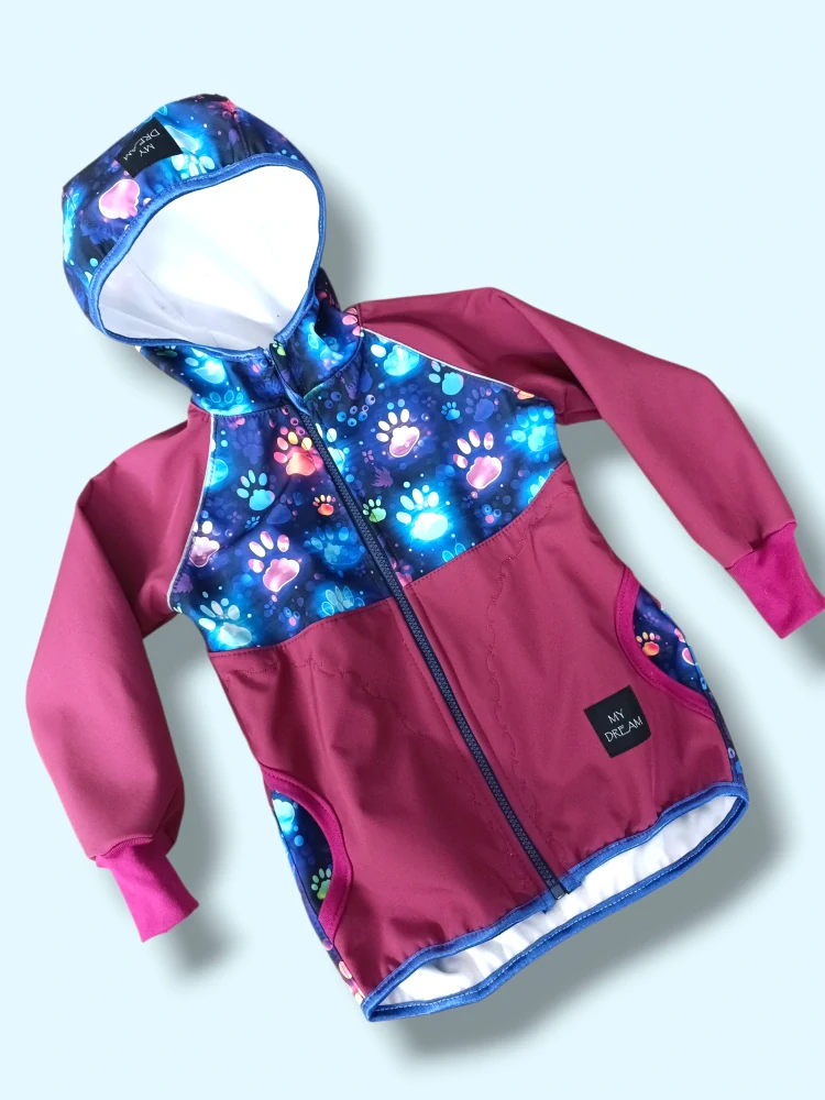 bunda a kalhoty  s fleesem TLAPKY 