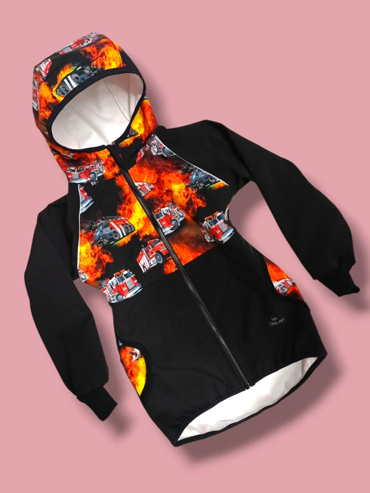 bunda a kalhoty  s fleesem HASIČI 