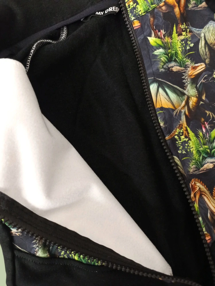 Mikina teplá počesaná teplakovina - více vzorů na výběr 