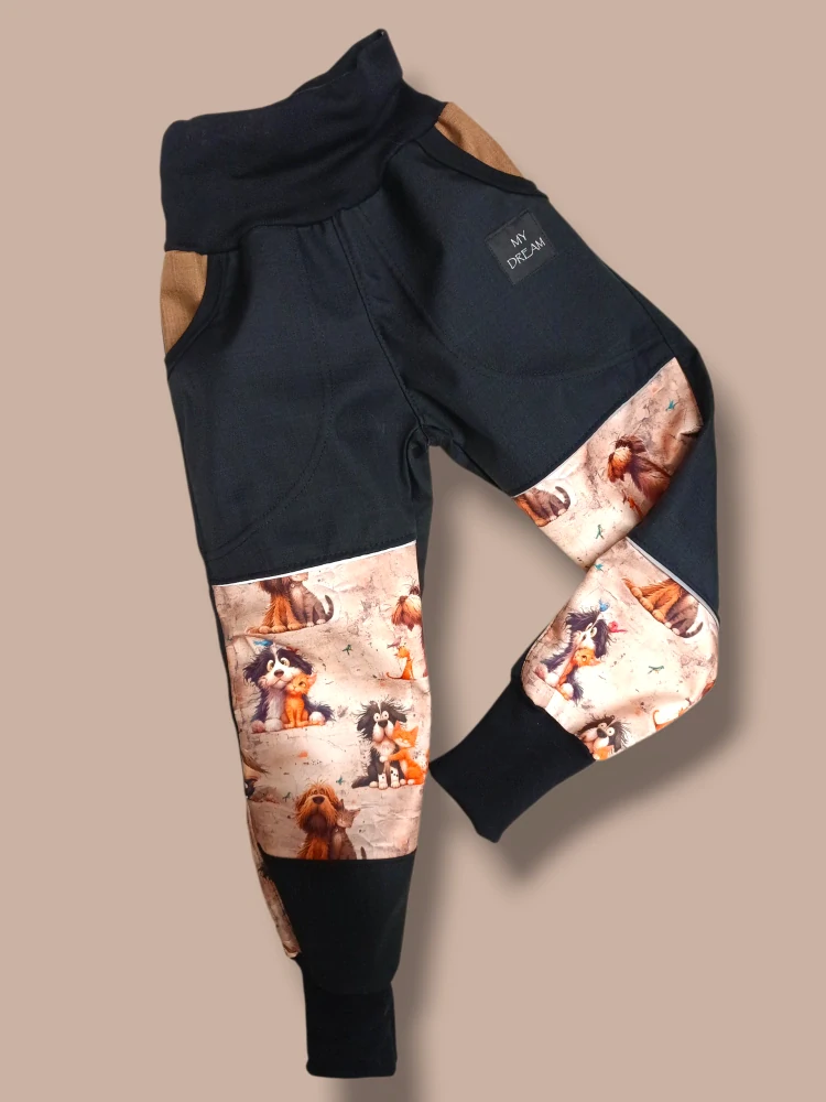 Bunda a kalhoty jarní softshell vel.110 kamarádi 