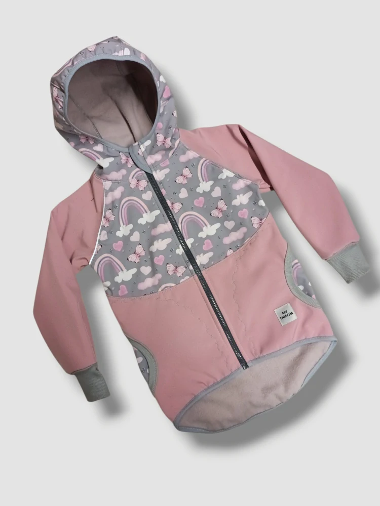 Set vel.122 starorůžova/ duhy 