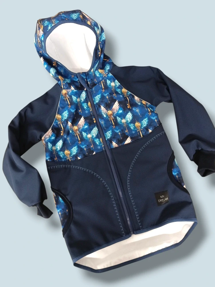 Set andělské klíče / tmavě modrá vel.134