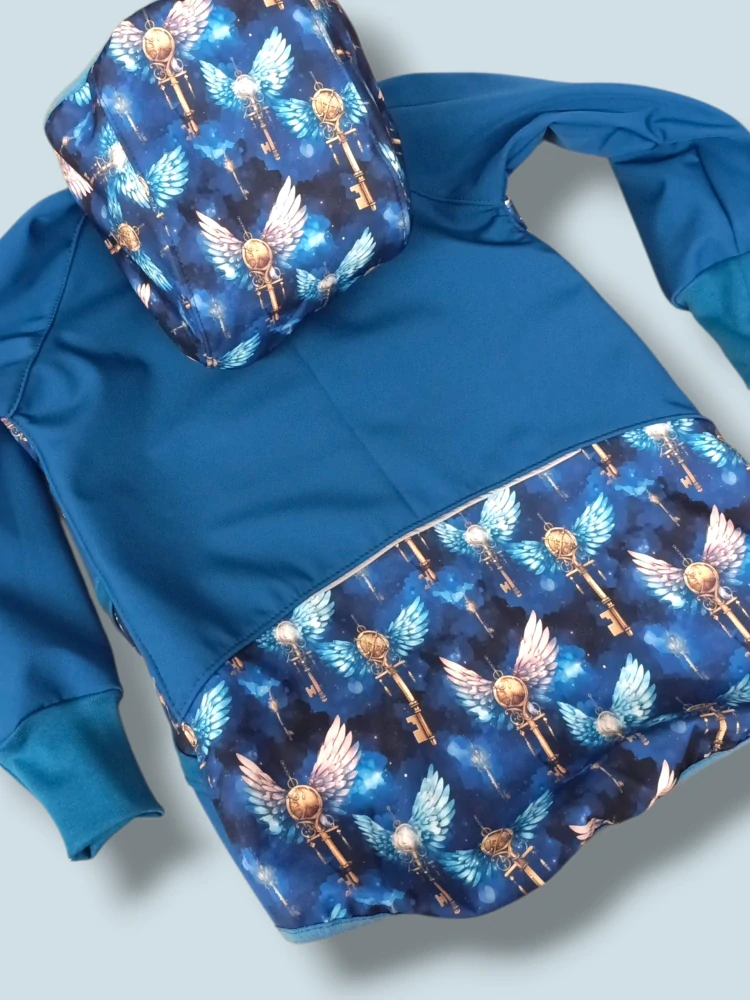 Bunda s fleesem andělské klíče (více možných barev)