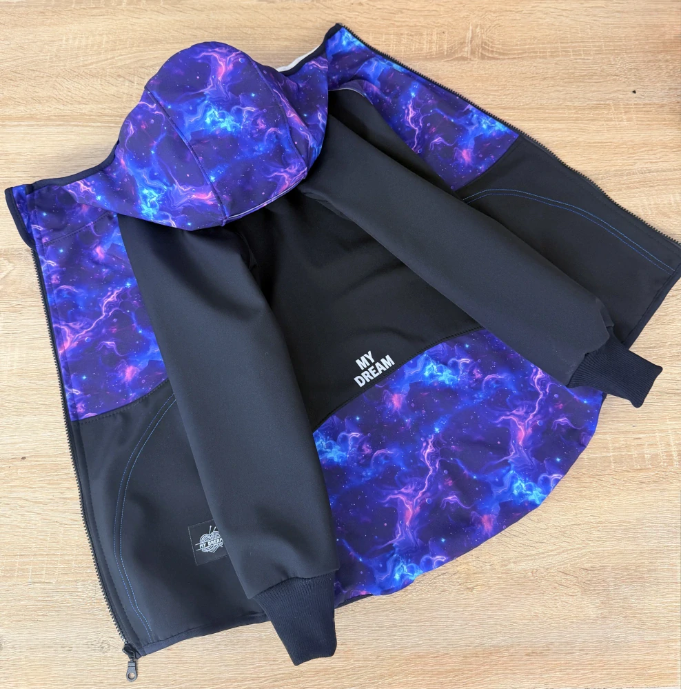 Bunda softshell s fleesem GALAXIE (více možných barev)
