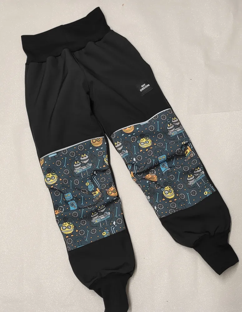 Černá + ROBOTI ( více barev na výběr)